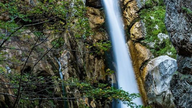 Tschaukofall in der Tscheppaschlucht