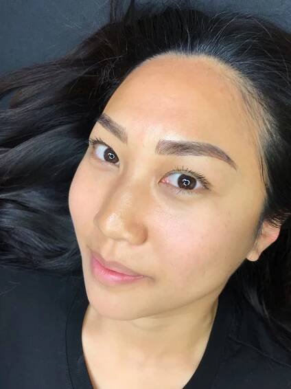 what eyebrows look right after best microblading NYC