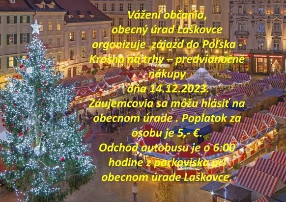 Zájazd na trhy do Poľska mesto Krosno 