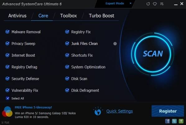 Advanced SystemCare Ultimate 17.4.0 - náhled