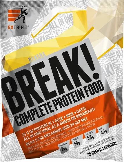 EXTRIFIT Protein Break! 90 g banán od 55 Kč