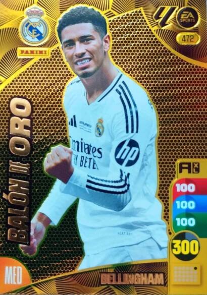 LA LIGA 2024-25 2025 RARE BALON DE ORO 472 JUDE BELLINGHAM REAL MADRID