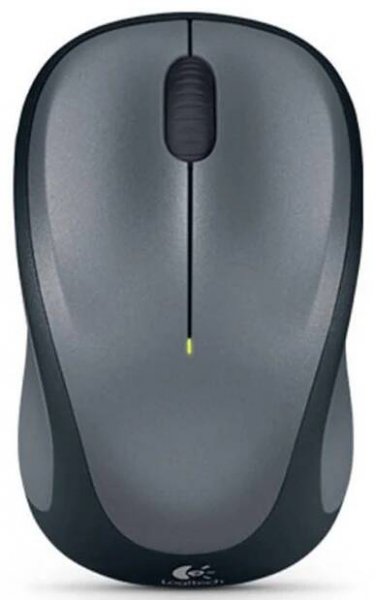 Logitech M235 optická myš, přenos bezdrátový, 3 tlačítko, 1000 dpi, šedá