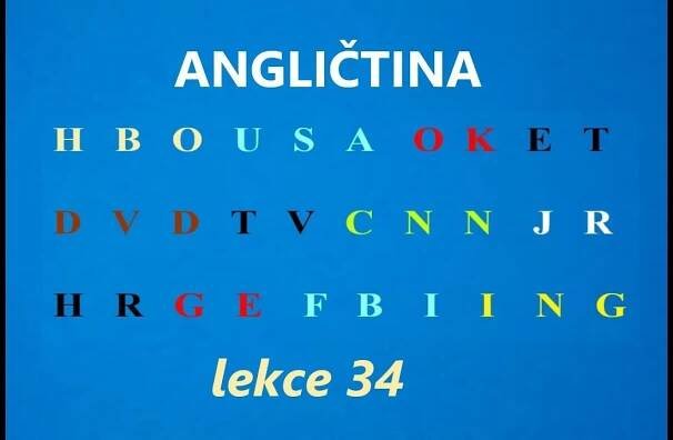 Angličtina pro úplné začátečníky - hláskování, abeceda