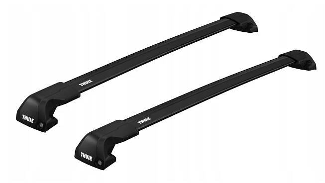 Střešní nosič nosníku THULE WINGBAR EDGE BLACK BMW X3 G01 relingami 2018-