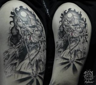 Křižák - Medusa tattoo - originální tetování Frýdek-Místek