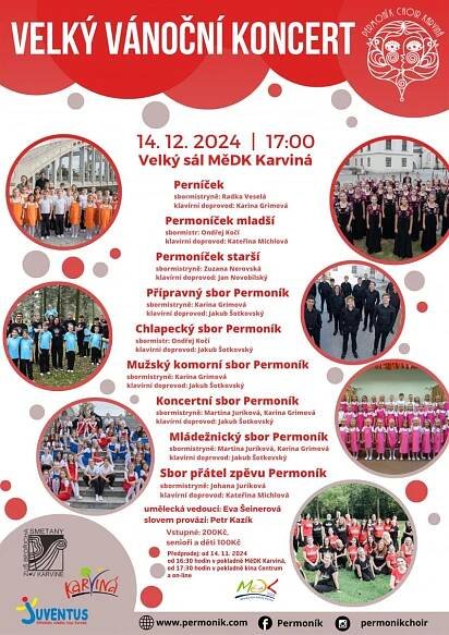 Velký vánoční koncert (není akce MěDK) - VYPRODÁNO - Městský dům kultury Karviná