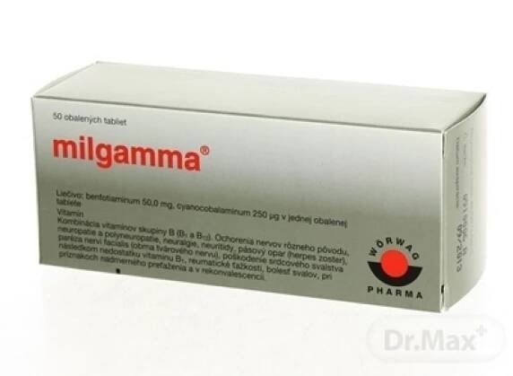 Milgamma tbl.obd.50 x 50mg/250μg