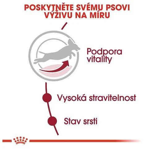 Royal Canin Granule pro psy Medium Adult 7+ 4 kg