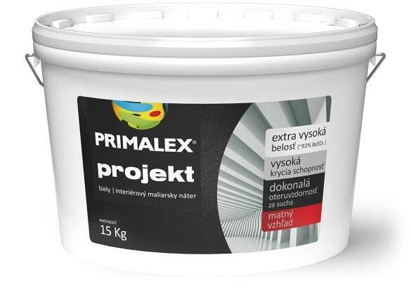 Primalex Vnútorný maliarsky náter Projekt biely 15 kg nakúpiť v OBI