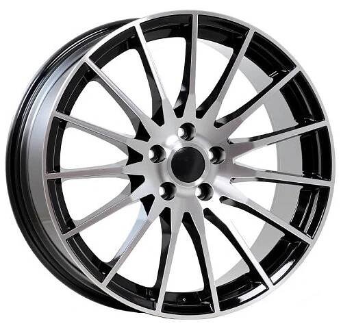 Alu kola AGT 19174, 19x8.5 5x114.3 ET45, černá + leštění