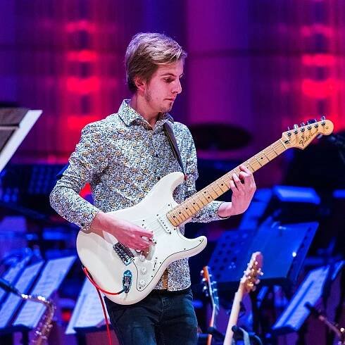 Markéta Vodičková a Filip Vítů. Zlínská kapela. Kongresák. Koncert.
