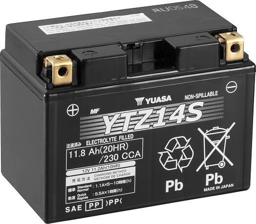 Yuasa YTZ14S motobaterie 12 V 11.2 Ah