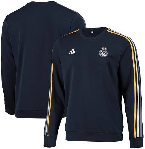 Real Madrid adidas Training Sweat Top - Dark Blue, , rebel_hi-res