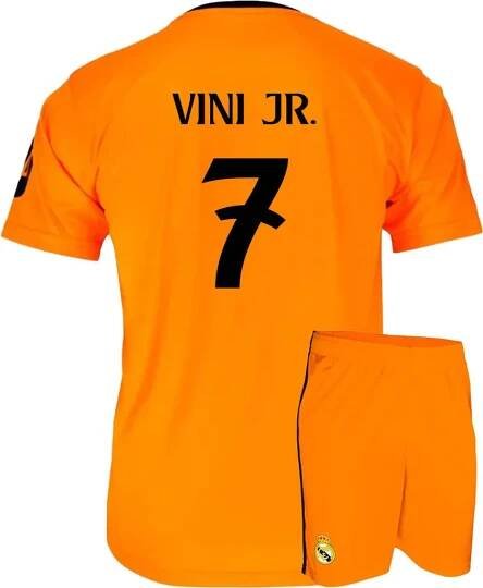 Obrázek produktu pro Sada fotbalových dresů Real Madrid Vini JR. Away - Child - 128