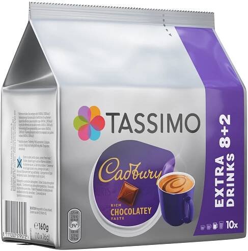 TASSIMO Cadbury Hot Chocolate 8 kapslí