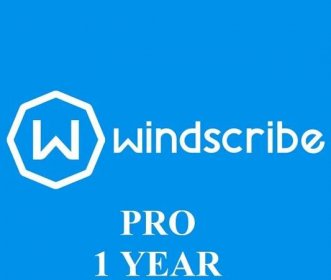 Windscribe VPN PRO 1 ROK