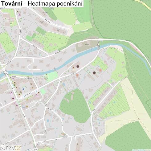 Tovární - mapy | Kurzy.cz