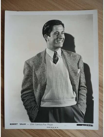 Fotoska - herec Robert Shaw - ORIG. CINEMA-PHOTO