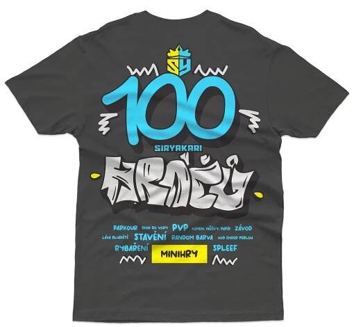 Tričko SirYakari 100 Hráčů