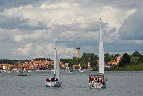 Mazury na lodi.