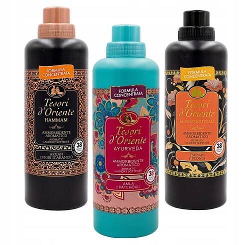 Sada 3x Tesori d'Oriente tekutá aviváž 3x760 Ml Hammam Ayurveda Japan