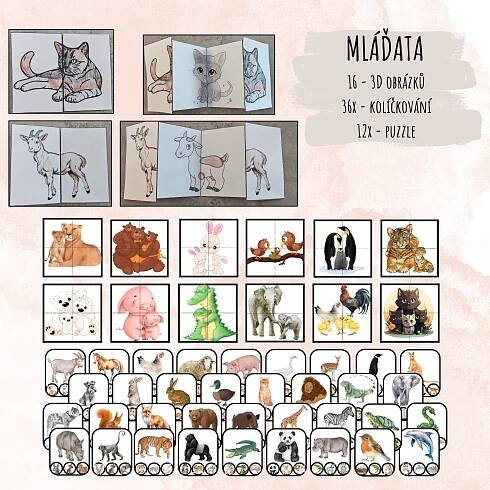 Mláďata - zvířata | Inspirace (nejen) do školky