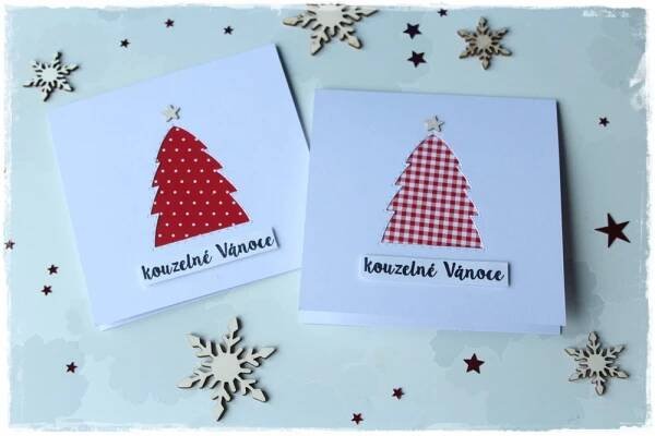 Vánoční přání 2019 | Vánoční scrapbooking | Scrapbooking | Užitečné odkazy, tipy a triky | Polymerová hmota, scrapbooking