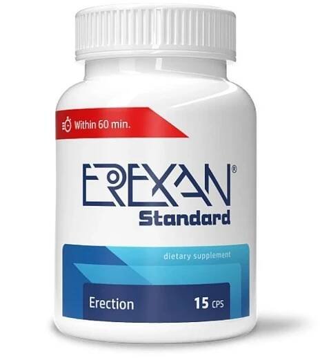 EREXAN Standard pre intímne potreby mužov v každom veku - 15 kapsúl