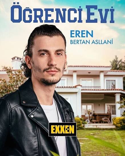 Bertan Asllani in a scene from Ogrenci Evi (Student House), showcasing his acting range.