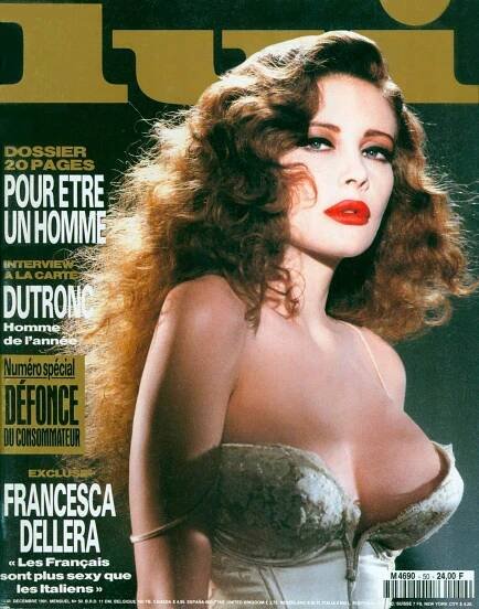 francesca dellera cover news magazine
