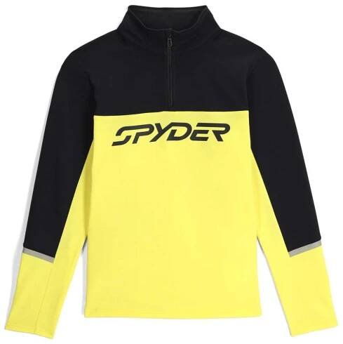 Pánská mikina Pánská lyžařská mikina Spyder SPEED FLEECE 1/2 ZIP - žlutá L