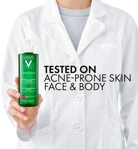 Vichy Normaderm Phytosolution hĺbkovo čistiaci gél proti nedokonalostiam aknóznej pleti