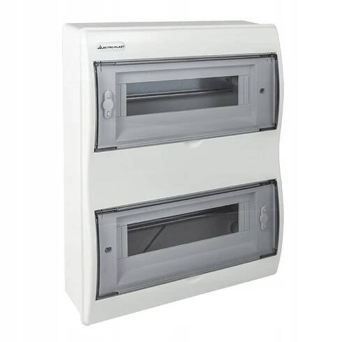 ROZVADĚČ NT 24MOD W404 mm S310 mm G95 mm IP40 N+PE, 2X12 MOD Elektro-plast