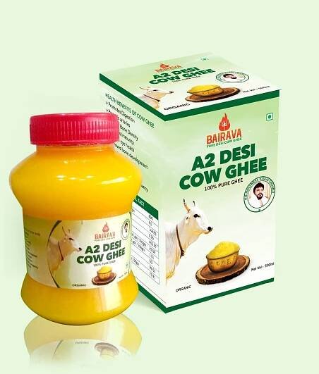 A2 Desi Cow Ghee - Bairava Organic