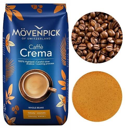 Movenpick Caffe Crema zrnková káva 500g