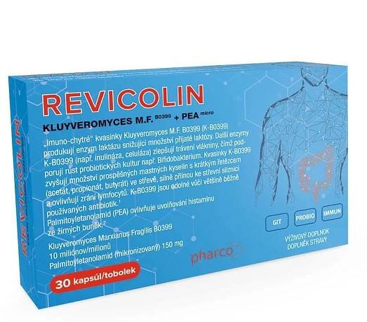 REVICOLIN - entero a histamíno špecifický výživový doplnok