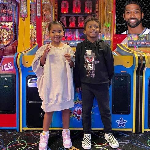 Tristan Thompson Shares Sweet Photos of His Kids True, 3, and Prince, 4, Together: 'My Everything'