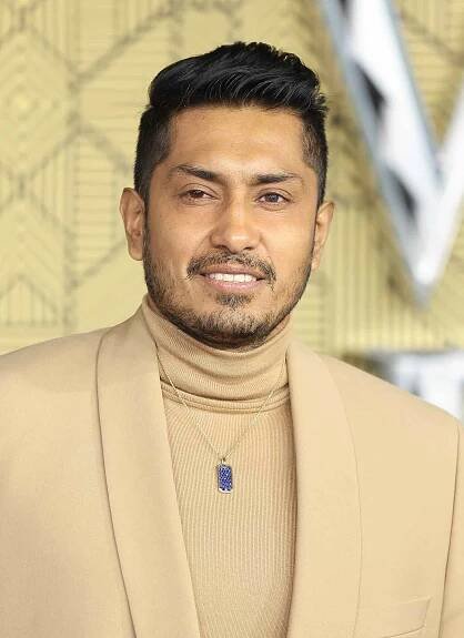 Tenoch Huerta attends the "Black Panther: Wakanda Forever" European Premiere at Cineworld Leicester Square on November 03, 2022 in London, England.