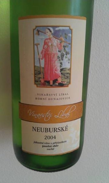 Víno Neuburské 2004, pozdní sběr, Vinařství Líbal