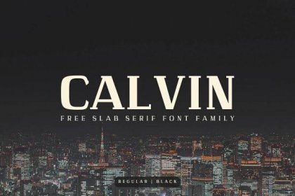 Calvin Slab Serif Font Family Free Download - Creativetacos