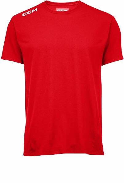 Pánské tričko CCM SS Essential Tee Red