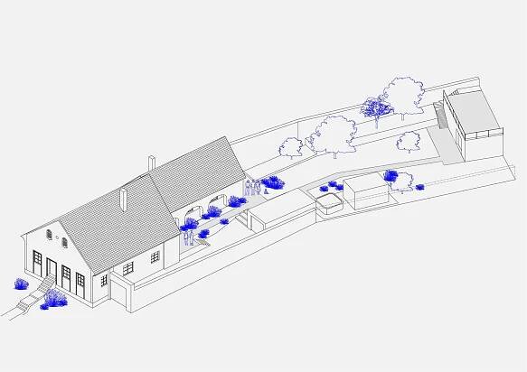 rekonstrukce historického domu, rekonstrukce starého domu, rekonstrukce pavlov, architektura jižní morava, odhalený krov, vinný sklípek, wellness, dům s wellness, rekreace, ubytování s wellness, návrh interiéru, architekt brno