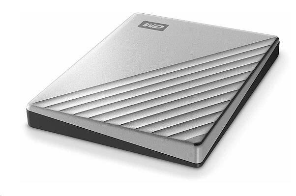 WD My Passport/ 1TB/ HDD/ Externí/ 2.5"/ Stříbrná/ 3R - obrázek č. 2