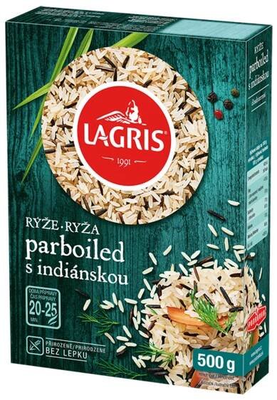 Rýže parboiled s indiánskou