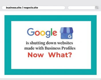 Websites made in Google Profiles will be turned off soon