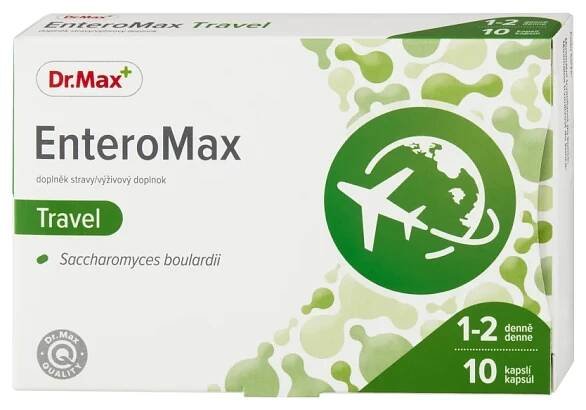 Dr. Max EnteroMax Travel 1×10 cps, výživový doplnok