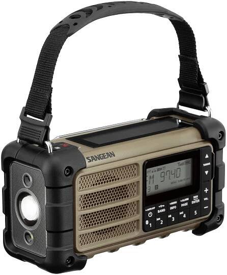 Sangean MMR-99 A500484 outdoorové rádio, FM, nouzové rádio, Bluetooth, Solární panel, voděodolné, prachotěsné, stolní la