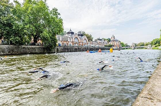 Slavný triatlonový závod Ironman 70.3 v Hradci Králové (18.8.2024).