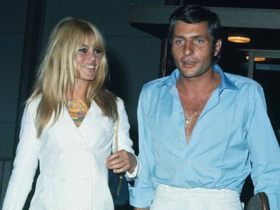 rigitte Bardot and her new husband, German industrialist Gunther Sachs
